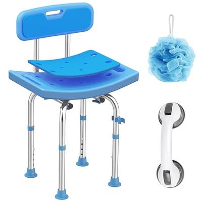 500lb Heavy Duty Shower Chair for Inside Shower, HSA/FSA Eligible Padded  Shower Seat with Grab Bar, Adjustable Bath Chairs for Bathtub, Shower Stool  for Elderly/Senior/Handicap/Pregnant by SOUHEILO - Yahoo Shopping