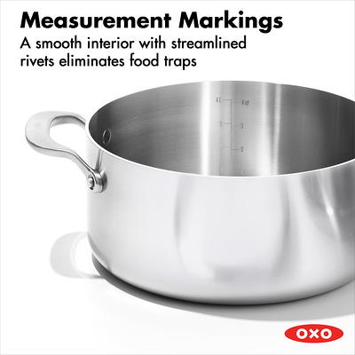 GrandTies 5 QT 12 Inch Tri-Ply Stainless Steel Saute pan with Lid Induction  Cookware