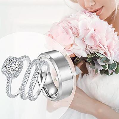 Wedding Ring Sets for Him and Her - Men's and Women's Bands