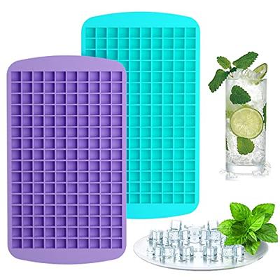 Upgrade Silicone Mini Ice Cube Trays, 2 Pack 320 Small Ice Cube