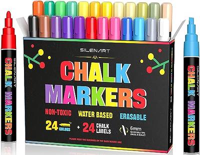 The Glowhouse Premium Chalk Markers Liquid Chalk Washable Window Markers  Set of 8 Pens (Neon 6mm) - Yahoo Shopping