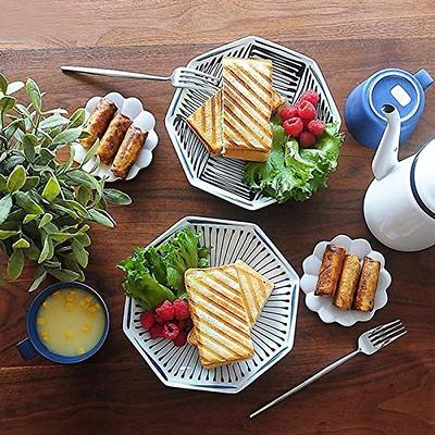 Non-Stick Hot Sandwich Panini Maker With Handle, Aluminum Double Sided  Frying Pan Detachable Grilled Sandwich Flip Pan, Stovetop Toasted Sandwich  Maker Pan For Home, Kitchen, Breakfast