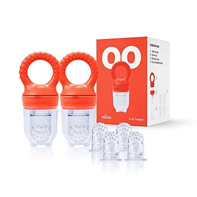 Gedebey Baby Fruit Pacifier Feeder - 2 Pack Silicone Fruit Teethers for  Babies | Baby Food Pacifier Feeder | Baby Silicone Feeder for Infants |  Baby