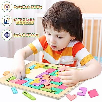 6 - 9 pc Wooden Jigsaw Puzzles - Kids Educational Toys