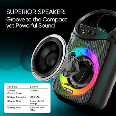 KaraoKing - Karaoke Machine Speaker with 2 Wireless Bluetooth