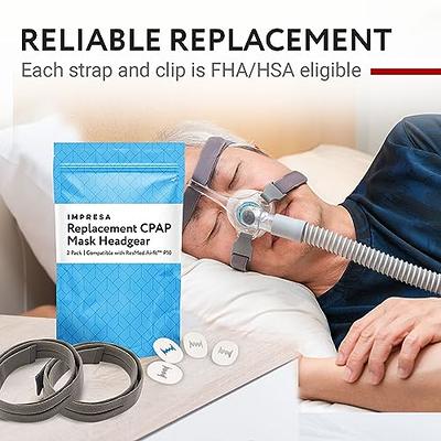 Full Face CPAP Headgear Strap Elastic CPAP Mask Nasal Pillow Strap for  Resmed