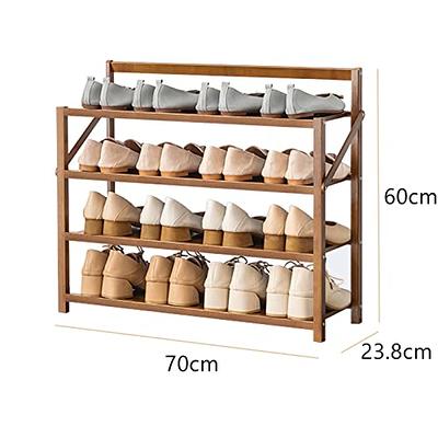 YITAHOME 6 Tiers-24 Pairs Installation Free Shoe Storage Box, Foldable Shoe Organizer with Magnetic Doors, Collapsible Shoe Rack Sneaker Cabinets