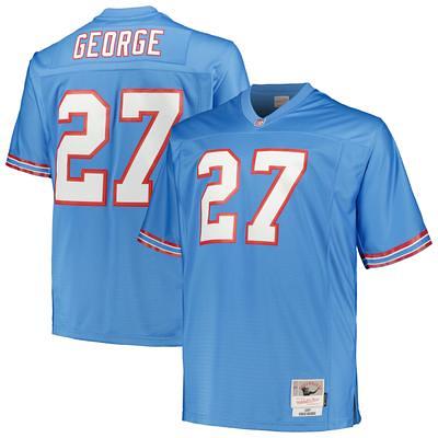 Men's Houston Oilers Eddie George Mitchell & Ness Light Blue Legacy Replica Jersey