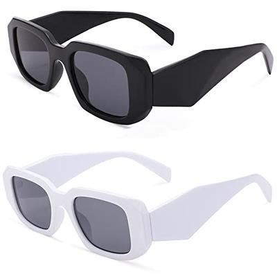 Oversized Thick Frame Square Sunglasses Retro Men's Women Outdoor UV400  Glasses/