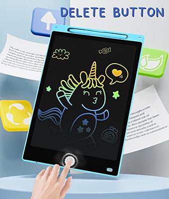 Link Kids LCD 10inch Color Writing Doodle Board Tablet Electronic Erasable  Reusable Drawing Pad Educational & Learning Toy - Dark Blue