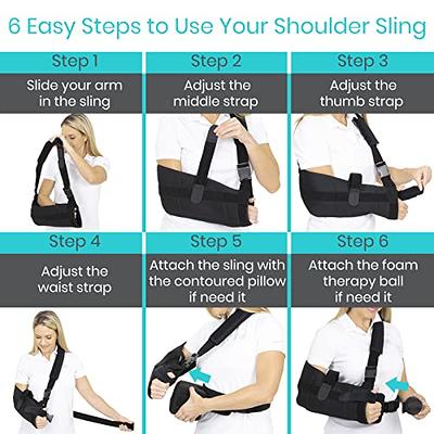  POAGL Shoulder Brace For Men Both Left And Right Arm Pain  Relief Torn Rotator Cuff Compression Support Sleeve Dislocation Stability  Immobilizer Stabilizer Bursitis Injury