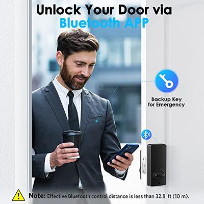 Smart Lock, Keyless Entry Door Lock with Bluetooth, Electronic