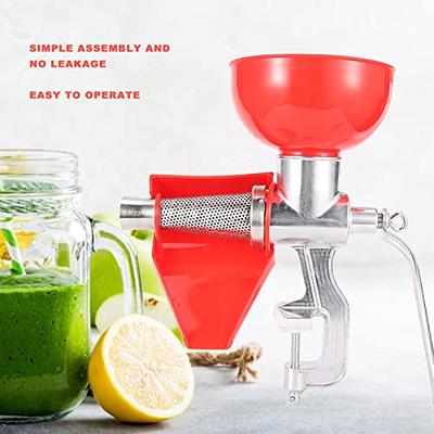 QANYEGN Tomato Sauce Maker Machine, Aluminum Alloy Tomato Press, Tomato  Strainer for Pasta Sauces, Fresh Salsa, Puree