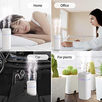 Small Humidifier, Double Spray Humidifiers for Bedroom, 600ml Mini  Humidifier for Plant, Desk Personal Humidifiers for Indoor Office Car,  Double Jet Portable Humidifier for Double Nourishment White - Yahoo Shopping