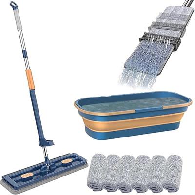 Microfiber Flat Mop with Bucket | Masthome