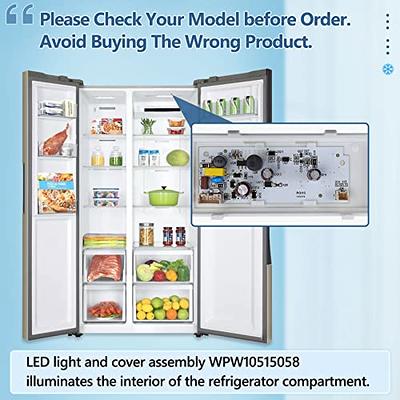 NEW W10515058 Main LED Light Refrigerator Bulb WPW10515058