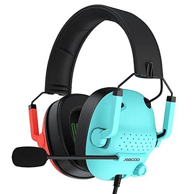  PDP Gaming LVL40 Airlite Stereo Headset for Nintendo Switch/Lite/OLED  - Wired Power Noise Cancelling Microphone, Lightweight Soft Comfort On Ear  Headphones (Mario Neon - Red & Blue) : Everything Else