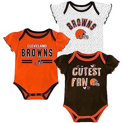 NFL Baby Boys Cleveland Browns Jersey Bodysuit - 3-6mo