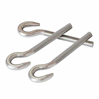 M4 Hook Bolt 304 Stainless Steel Screw in Hooks Ring Eye Screw Bolts Round  Screw Hook Bolt Metric Thread 10PCS - Yahoo Shopping