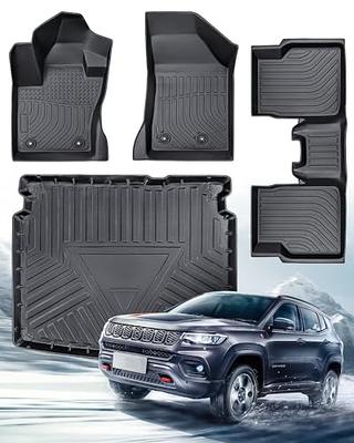 Lasfit Cargo Mat Fits for 2021-2023 Jeep Grand Cherokee L All Weather Custom Fit Car Trunk Mat Cargo Liner Black