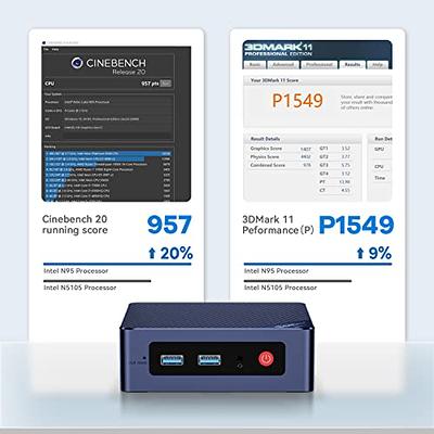 Beelink Mini PC Intel 12th Gen N95 (up to 3.4GHz), 8GB DDR4 256GB