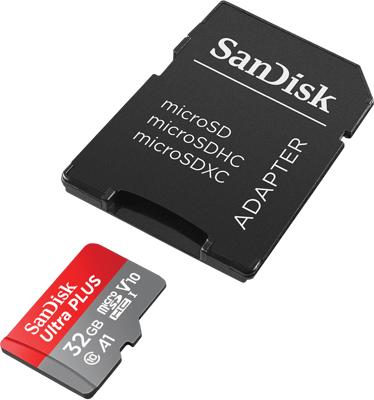 3 Units SanDisk 128GB Ultra UHS-I microSDHC Memory Card with SD