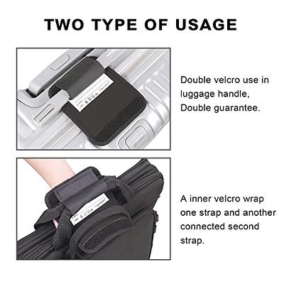 Luggage Tag Handle Wrap for Suitcase Bag, Travel Neoprene Luggage Straps,  Identifier Marker Velcro Handle Cover Accessories Set - Yahoo Shopping