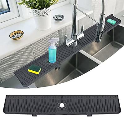 30 Inch Sink Faucet Mat, Kitchen Sink Splash Guard, Faucet Splash