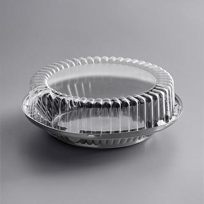 Handi-Foil 10 x 10 Square Aluminum Foil Poultry/Cake Pan w/Dome Lid (pack  of 10) 