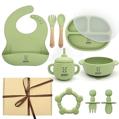 Silicone Baby Spoons First Stage Baby Feeding Spoons Stage 1 And Stage  2-4pcs (green & Blue) : Target