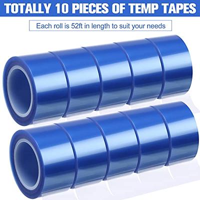 4rolls Blue Heat Tape 10mm X 33m Sublimation Blanks Thermal Tape No Residue  Heat Transfer Heat Press Adhesive Tape