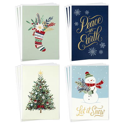 Hallmark Boxed Handmade Christmas Greeting Cards Assortment (Set of 24  Special Holiday Greeting Cards and Envelopes) 