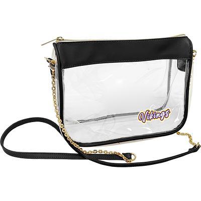 Minnesota Vikings Team Stripe Clear Crossbody Bag FOCO