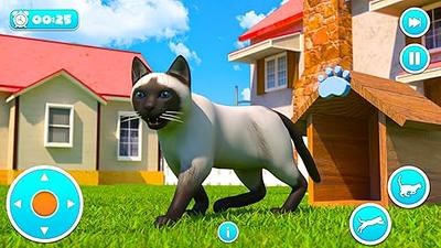 my cat cute Simulator Game - Jogo de estimação virtual de gato e cachorro  grátis para crianças::Appstore for Android