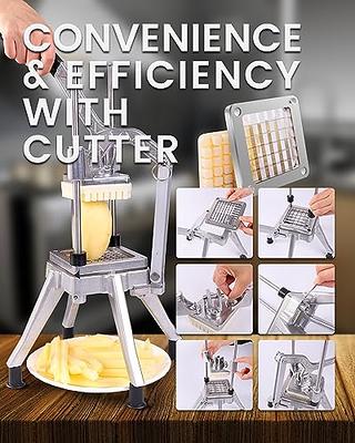 Commercial Vegetable Fruit Dicer 3/8 Blade Onion Cutter Heavy Duty  Stainless Steel Removable and Replaceable