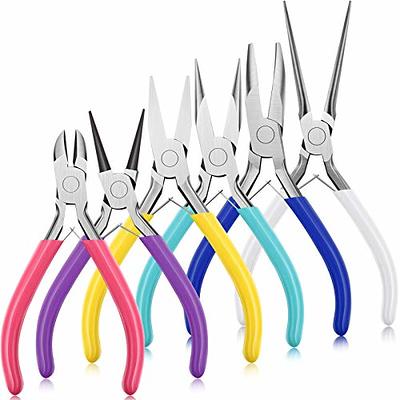 stedi 4.9-Inch Needle Nose Pliers for Jewelry Making, Mini Pliers, Chain  Nose Pliers with Precision Non-Serrated Jaws and TPR Comfortable Handle for  Jewelry Repair, Wire Bending, Gripping (Pink) - Yahoo Shopping