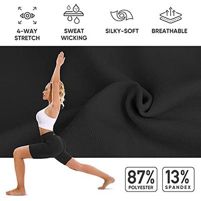 APEXUP Workout Shorts, 8 Biker Shorts Women High Waist, Spandex Yoga  Shorts with Side & Inner Pockets : : Clothing, Shoes & Accessories