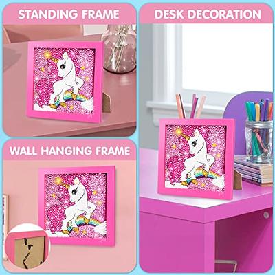 TOY Life 5D Diamond Painting Kits for Kids with Wooden Frame - Diamond Arts  and Crafts for