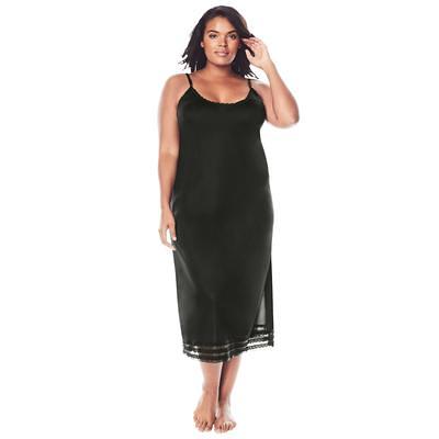 Comfort Choice Women's Plus Size Snip-To-Fit Culotte Full Slip
