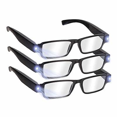 Magnifying Glasses with Light 2 LED Lighted Magnifier Eyeglasses