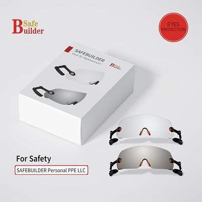 SAFEBUILDER Build in Goggles Eyes Shield Safety Helmet Type Visor Hard Hat  Mounted Eye Protection PPE ANSI Z87.1 (Build in -Clear Visor Helmet Type) -  Yahoo Shopping