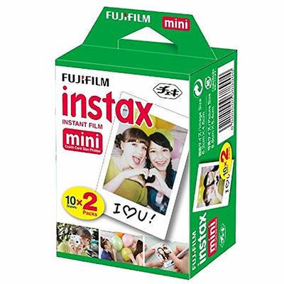 Fujifilm Instax Mini 11 Instant Camera - Sky Blue (16654762) + Fujifilm  Instax Mini Twin Pack Instant Film (16437396) + Single Pack Rainbow Film +