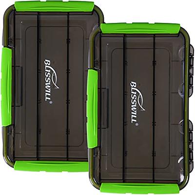 2023 New Fishing Tackle Box Storage Tray with Removable Dividers
