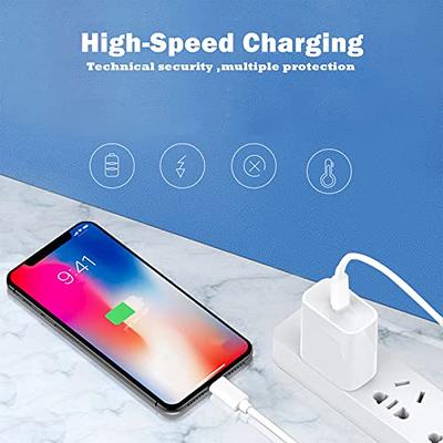 10 Ft iPhone Fast ChargerApple MFi-Certified 2-Pack 20W Super Fast Charger  cargador with Long Fast Charging Cable for iPhone 14/13/12/11 Pro Max,14  Plus,Mini,Pro/XS/SE/XR/iPad 