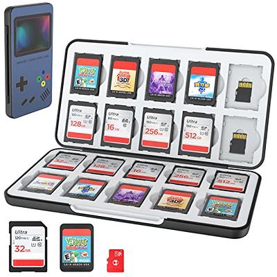  HEIYING Memory Card Case for Nintendo Switch Games Cards or SD  Cards,Switch Game Case Holder for 20 SD Cards/Switch Game Cards & 20 Micro  SD Cards. : Video Games