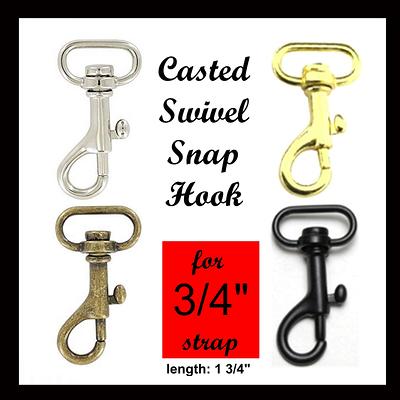 2Pcs Detachable Snap Hook Swivel Clasp With Screw Bar Bag Strap Hardware  Replacement - Yahoo Shopping