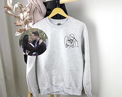 Custom Hoodie Portrait From Photo, Line art photo Sweatshirt, Custom  portrait From Photo Sweats, Couple Hoodie,Valentines Day Sweats, Mr and Mrs  - Yahoo Shopping