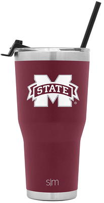 Simple Modern College 30oz. Cruiser Tumbler with Straw & Closing Lid -  Georgia Bulldogs - 18/8 Stainless Steel Vacuum Insulated NCAA University  Cup Mug 