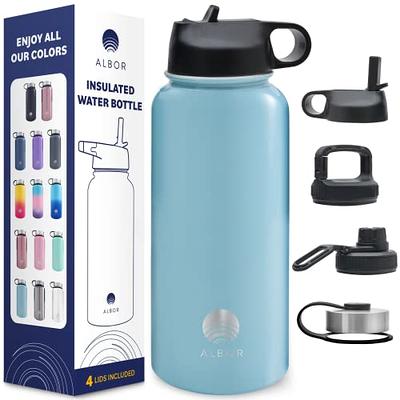 MakerFlo 32 oz Hydro Water Bottle - 2 Lids - Stainless Steel | Michaels