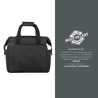 PICNIC TIME - On The Go Lunch Bag - Soft Cooler Lunch Box - Insulated Lunch  Bag, (Black) - Yahoo Shopping